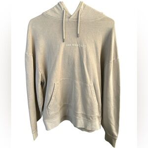 TOPMAN Men's Cream Hoodie NWOT